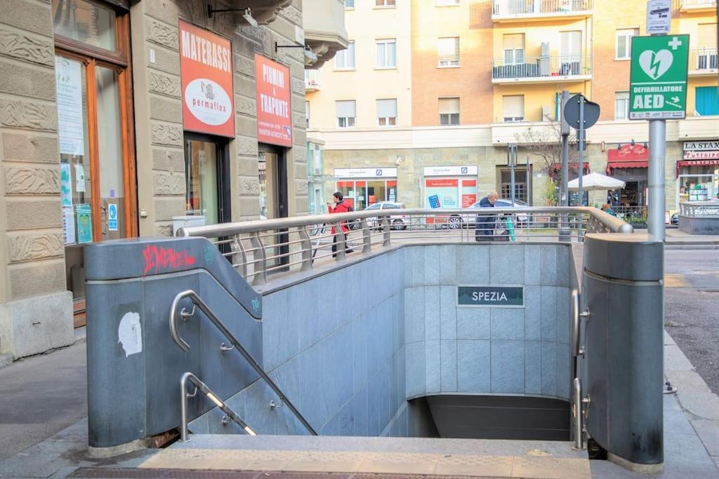 Ferienwohnung Casa Spezia - Metro Vicina, Wi-Fi Rapido & Netflix Turin Exterior foto